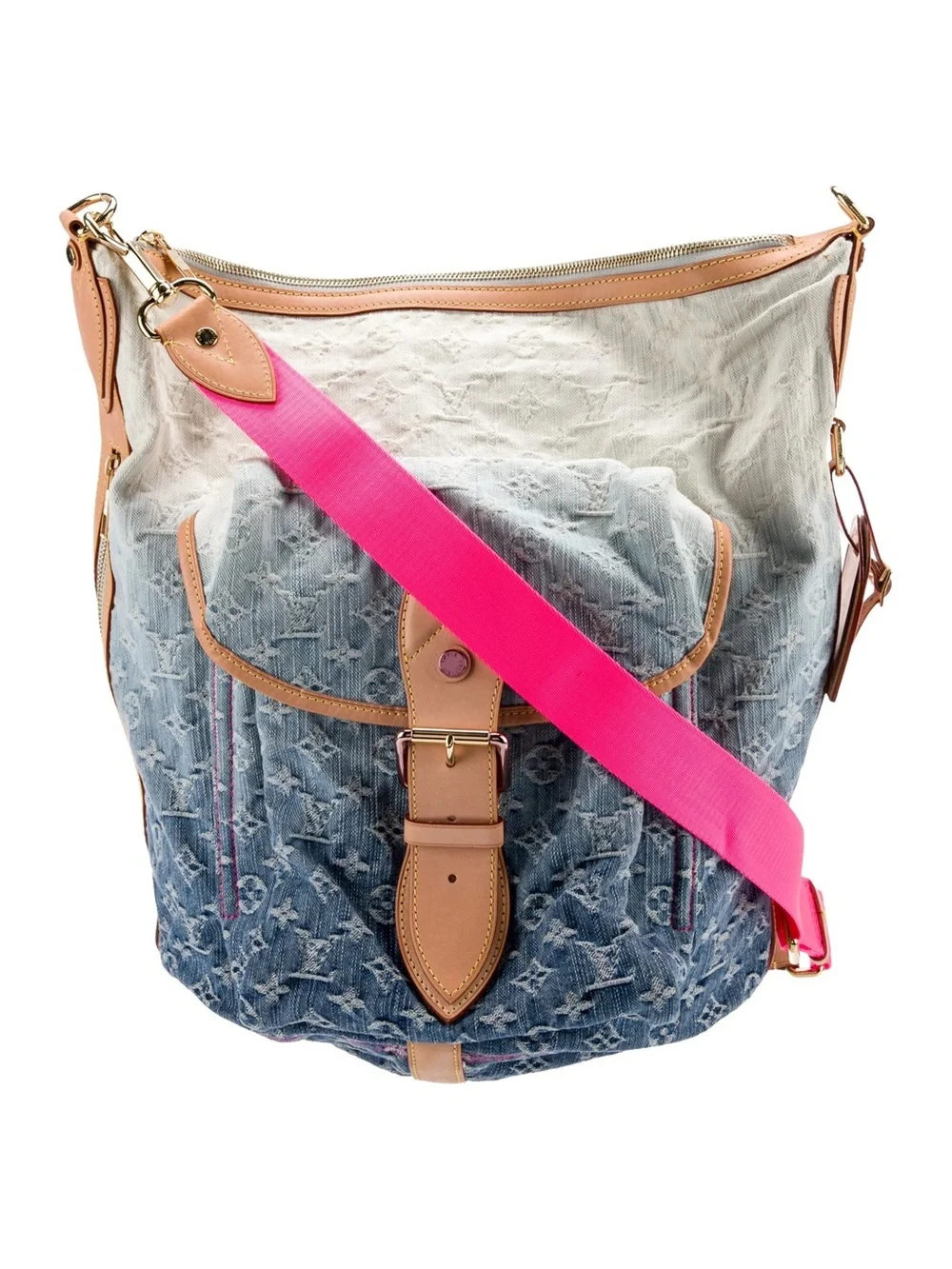 Louis Vuitton Monogram Denim Sunburst PM Blue Ombre Pink Limiter Edition